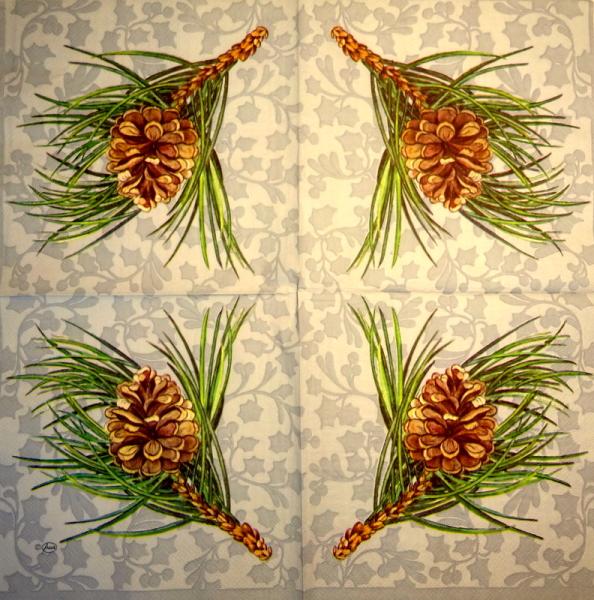 156 Weihnachten Blumen - 3-lagig - Ambiente